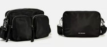 crossbody nylon black purse bag
