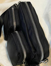 cross body nylon black purse bag