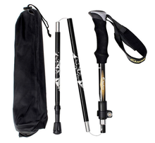 collapsible trekking hiking stick pole