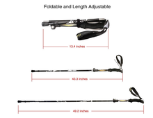 foldable adjustable pole stick
