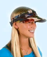 Cooling Visor |Water Activated With Cooling Crystals Reversible