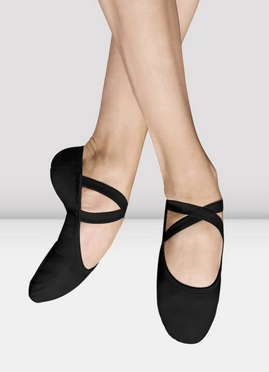 Girl's Black Ballet Slipper Size 12 (Euro 30)
