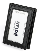 small compact front pocket rfid wallet
