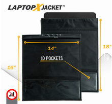 JACKET XXL Forensic Faraday Laptop and Ham Radio Bag (14″ x 16″) (USA Trademarked)